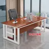 Mesa de Escritório Simples Moderna Mesa de Escritório Individual Simples para Gerente Mesa de Computador Mesa de Desktop e Conjunto de Cadeiras Mesa para Chefe