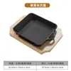 Plancha Teppanyaki para Uso Doméstico, Cheese Steak, Arroz Teppanyaki, Sartén Pequeña Coreana de Doble Asa, Plancha Redonda para Barbacoa, Sartén Antiadherente para Parrilla