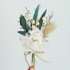 Mini ramo transfronterizo de 12 cm de flores secas, flores preservadas, ramillete de boda, recuerdo de fiesta, regalo de Navidad, decoración de caja de regalo