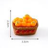Comida Criativa de Simulação e Brinquedo Caqui Ruyi Caqui Bolo de Caqui Acessórios para Sacola Surpresa DIY Mini Enfeites de Ano Novo