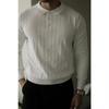 Suéter engrossado de outono e inverno estilo coreano masculino elegante solto japonês malha suéter inverno estilo hong kong jaqueta preguiçosa suéter