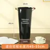 Cubo de Florero Metálico Negro Estilo Americano, Cubo para Flores Frescas para Uso Doméstico, Cubo para Rosas de Floristería, Gypsophila, Lirio, Cultivado en Agua