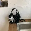 Bolso de Mano con Lunares y Bloques de Color Estilo Coreano 2026 Nuevo Elegante Versátil Bolso de Hombro Moderno para el Trabajo Bolso Cruzado