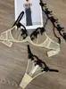 Conjunto de Lingerie Bordado em Renda Francesa para Mulheres, Push-up, Suporte, Anti-queda, Estilo Puro Desejo, Sutiã de Renda Transparente
