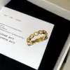 Anillo Geométrico de Lazo de Corazón de Diamante Zircón Perla Anillo Coreano Nicho para Dedo Índice Lujo Accesible Joyería de Mano Venta al por Mayor