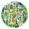 60 cartoon Pickle verde Pickle adesivos bagagem notebook celular DIY adesivos decorativos atacado