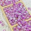 Nova pulseira de jade quebrado com contas eletrogalvanizadas AB de 10mm, acessórios de miçangas DIY feitos à mão, contas de vidro de esmalte colorido, contas soltas por atacado