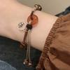 Luo Shen Fu Tu Serie de pinturas famosas estilo nacional Pulsera de cuentas rojas chinas nuevas diseño de nicho pulsera avanzada estilo antiguo