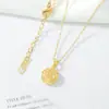Moda coreana retro collar de temperamento de rosa cadena de clavícula simple estilo frío joyería para mujer venta al por mayor