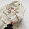 Personalidad Celebridad de Internet Moda Bolso Pequeño Popular de Este Año con Cadena de Cordón para Mujer 2023 Otoño e Invierno Nuevo Bolso Coreano Tipo Cubo