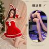 Vestido Hemei de Natal Sem Alças, Conjunto de Uniforme Sexy de Coelho Sem Mangas