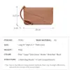 Comércio Exterior Inverno Novo Feminino Jantar Zíper Clutch Grande Capacidade Bolsa para Celular Porta Moedas Cartões Carteira Carteira