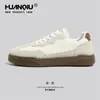 Zapatillas de Entrenamiento Globales Estilo Alemán para Hombre, Novedad Primavera 2026 Zapatos Deportivos Casuales de Suela Gruesa para Aumentar la Altura, Zapatillas Blancas Versátiles y de Moda