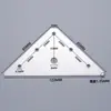 [Cabello Liso de Fábrica] Pieza de Conexión Plana Triangular de Acero Inoxidable Puro Soporte de Fijación de Ángulo de Hierro Soporte Laminar Accesorios de Ferretería