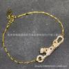 Kajia Pulseira de leopardo de alta versão com diamantes incrustados, pequena, luxuosa, cola, estampa de leopardo, moda, tudo, combina, pulseira feminina de alta qualidade