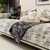 Nova almofada de sofá universal chenille Four Seasons simples luz moderna luxo Alto sentido sala de estar sofá capa almofada
