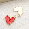 Colgantes Mixtos de 30 Corazones con Alas de Rosa de Aleación Esmaltada Accesorios para Joyería DIY Venta Caliente Transfronteriza