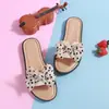 Pantuflas de Verano con Lazo para Mujer, Populares para el Hogar, Estilo Transfronterizo, Sandalias de Verano para el Hogar, Zapatos de Playa para Pareja de Vacaciones