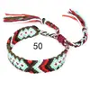 Popular en Europa y América: Pulseras Tejidas Arcoíris Hechas a Mano en Estilo Étnico Nepalí, Venta al por Mayor de Joyería