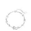 Não Consigo Esconder Meus Sentimentos por Você, Pulseira de Raposa Estilo Igual para Mulheres, Presente de Qixi de Nicho para Namorada, Presente de Qixi Estilo Casal