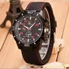 Relógio Casual Estiloso Masculino, Relógio de Quartzo, Relógio de Pulso Esportivo com Mostrador Grande, Pulseira de Silicone Luminosa, Cronógrafo