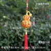 2024 novo plástico dourado cabaça nova casa arranjo de inauguração pequeno pingente decoração casamento plantas ornamentos festivo