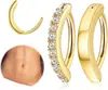 2025 transfronterizo nueva moda simple joyería lisa para ombligo Europa y Estados Unidos nuevo popular piercing de ombligo joyería para ombligo
