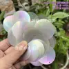 Miçangas para Costura Manual DIY 30mm Redondas Furo Único Fantasma Fosco Lantejoulas Coloridas Joias Feitas à Mão Brincos Miçangas Artesanais