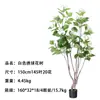 Árbol de hortensias artificial, árbol grande de flores artificiales para interiores, jazmín colgante, planta en maceta de pie, adorno de decoración para escaparate