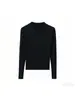 Otoño e Invierno Nuevo Estilo Cuello Polo Adelgazante Rejuvenecedor Suéter de Punto con Manga Larga Estilo Coreano Simple Favorecedor Suéter de Punto para Mujer