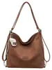Bolso de hombro retro estilo coreano 2026, bolso tipo cubo de gran capacidad, bolso tote moderno para salidas casuales, bolso simple para mujer para el trabajo
