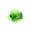 Nuevo Venta al por mayor al contado transfronteriza Diadema del Día de San Patricio Sombrero Verde Trébol Festival Irlandés Sombrero de Copa