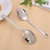 Cocina Cocinar Utensilios de Cocina Set Cuchara para Servir de Acero Inoxidable Pala para Servir con Fugas Pala para Fugas de Camping al Aire Libre Cuchara para Sopa Shell de Sopa Cuchara Macho para Fugas
