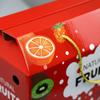 Caja voladora caja de color caja de regalo cartón gris plegable caja de regalo de fruta exquisita y hermosa caja de embalaje de fruta portátil