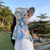 Máscara de proteção facial de verão, proteção solar e chapéu à prova de poeira, chapéu feminino para colheita de chá na fazenda, chapéu de sol com xale para rosto inteiro ao ar livre