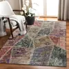 Alfombra Lavable Imitación Cachemir Persa Transfronteriza, Alfombrilla Lavable para Mesita de Noche de Dormitorio, Alfombra para Sala de Estar Doméstica Resistente a Manchas y al Desgaste