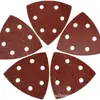 Venda Direta de Fábrica Lixa Triangular 6 Furos 90mm Tesoura Universal Acessórios de Lixamento Alta Eficiência Pano de Lixar Massa Lixadeira