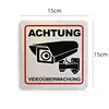 Señales Metálicas de Aluminio Transfronterizas, Placas de Identificación, Señales de Identificación Serigrafiadas, Señales de Advertencia de Monitoreo, Señales de Máquinas, Se Pueden Imprimir con Logos