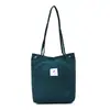 Bolsa de ombro de celebridade da internet bolsa de mão de viagem estilo coreano estilo ins bolsa de compras casual bolsa de armazenamento veludo cotelê lona bolsa feminina