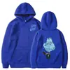 2024 Nova Moletom com Capuz Estilo Europeu e Americano Marca Tendência Trapstar High Street Masculino Pulôver com Capuz de Lã Moletom com Capuz
