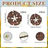 Decoración de pared de baño nórdica, 4 piezas, lista de madera, decoración de pared de madera costera, decoración náutica, colgante de pez marino