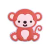 Fábrica em estoque contas de silicone Apple animal de desenho animado vaca contas soltas DIY manual caneta de contas contas de silicone atacado