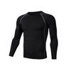 Camiseta ajustada de entrenamiento para hombre PRO Fitness Running, Amazon, elástica, de secado rápido, de manga larga, ropa