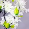 Flores de lila artificiales, flores de lila de tallo largo de un solo tallo y flores de lila moradas para trepar vallas, árboles florales decorativos, arreglos florales y exhibiciones de jardín