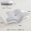 Almohada de Espuma Viscoelástica Transfronteriza, Almohada para Columna Cervical, Almohada de Protección para la Columna Cervical, Núcleo de Almohada de Rebote Lento, Almohada Viscoelástica de Forma Especial, Almohada con Forma de Mariposa al por Mayor