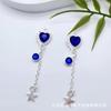 Pingente de Liga Estrela Lua Amor Flor Laço para Brincos Pulseira Colar Artesanais DIY Material