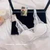 Sujetador de Encaje de Lujo Estilo Francés con Espalda Bonita para Mujer, Sujetador Tipo Chaleco sin Aros para Bustos Grandes y Pequeños