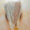 Hierba de Sorgo Césped Escoba de Hierba Cepillo para Ollas de Hierro Cepillo de Cocina sin Palma de Coco Lavado de Ollas de Cocina Cepillo para Platos de Mango Largo Cepillo para Ollas de Estufa Antiguo