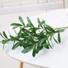 Fábrica atacado 6 garfo folha de oliveira simulação de casamento Flor casa engenharia hotel Estrada chumbo decoração falsa flor folha material seda flor