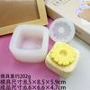 Simulación Postre Amasado El Molde de Silicona Pastel de Té Negro Taro Piña Melasagna Molde Bellagi